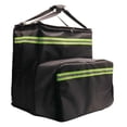 thumbnail image 4 of Mochila térmica para pizza, bolsa térmica para comida caliente y fría, de gran capacidad, de tela Oxford, reutilizable, color negro, para compras de, 4 of 8