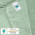 thumbnail image 6 of Jessy Home 4 Pack Oversized Bath Sheet Towels 700 GSM Ultra Soft Light Green Bath Towel Set, 6 of 8