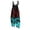 Blue, variant on Cotton Linen Jumpsuits for Women Plus Size Halloween Spider Web Pumpkin Bat Printed Spaghetti Strap Jumpsuits Costume Holiday Overalls Beige 2XL