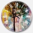 thumbnail image 1 of DesignArt Couple Walking in Rain Large Wall Clock, 1 of 2