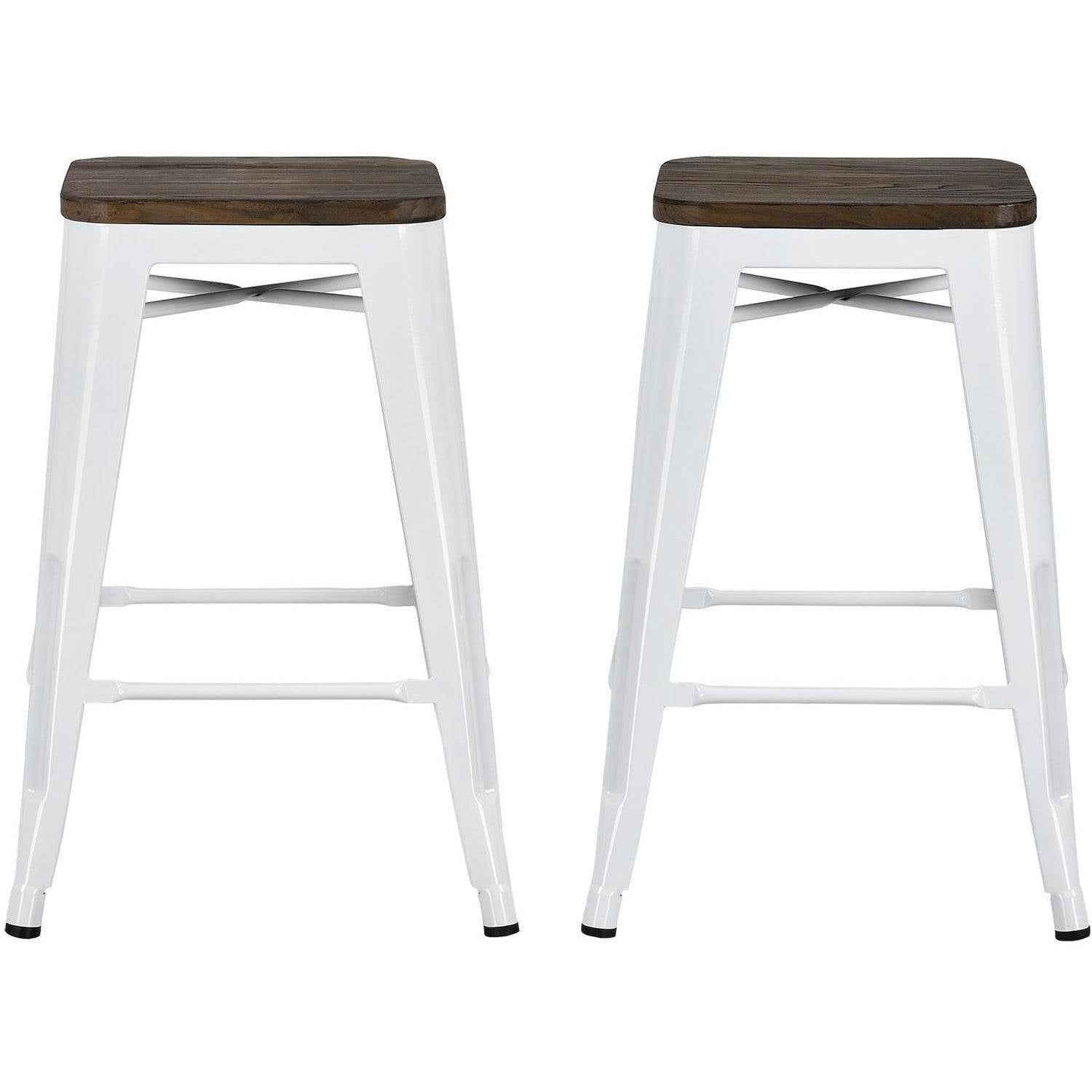 wood and metal counter stools metal leg dhp fusion 24 wood and metal counter stools metal leg dhp fusion 24