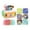 Number, variant on Tissue Box Pull Toy Sensory Toy Development Baby Toy for Babies and Toddlers Foxes