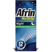 Angle View: (2 Pack) Afrin No Drip Night Pump Nasal Mist, Fast and Powerful Congestion Relief, Chamomile 0.51 Fl Oz