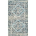 thumbnail image 2 of SAFAVIEH Saffron Ariana Vintage Cotton Runner Rug, Blue/Turquoise, 2'3" x 8', 2 of 3
