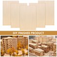 thumbnail image 5 of Pixnor 15 PCS Wooden Craft Plank Craft Wood Wood Craft Board Toys Plywood Boards Painting Basswood 1/32", 5 of 6