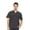 PEWTER, variant on HEAL+WEAR Men's V-Neck Multi-Pocket Scrub Top with Sleeve Zipper – Professional Clinical Uniform
