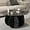 Black, variant on Glass Coffee Table, Round Coffee Table with Petal-Inspired Base, Modern Minimalist Coffee Table for Decoration, Brown Coffee Tables for Living Room, Study Room, Office