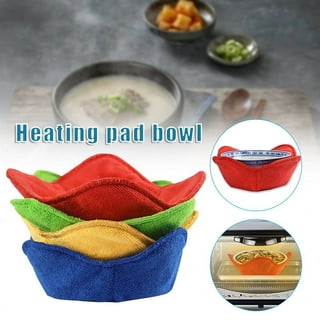  12 Pieces Microwave Safe Bowl Holders Polyester Hot Bowl Holder  Protect Your Hands from Hot Dishes for Heating Soup, Leftover Food, Meals  (Red) : Home & Kitchen