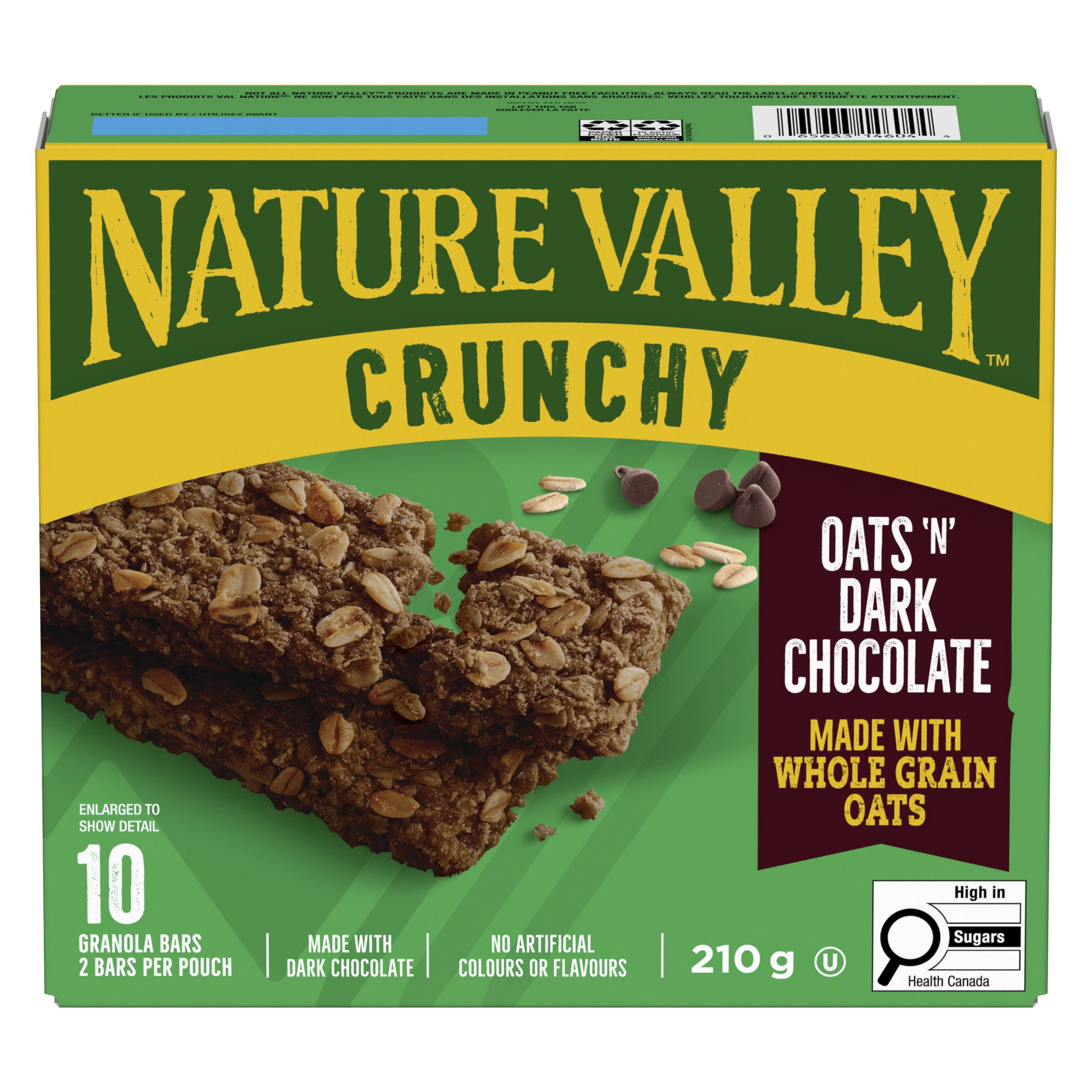 NATURE VALLEY CRUNCHY GRANOLA BARS OATS N DARK CHOCOLATE