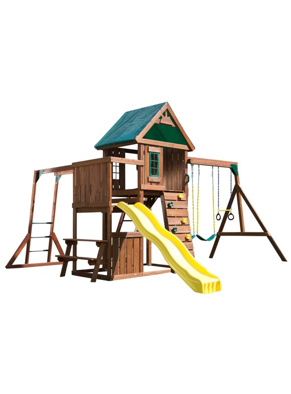 Wooden Swing Sets in Swing Sets