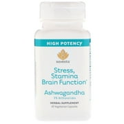 Savesta Ashwagandha 60 Vegetarian Capsules Pack of 3