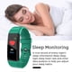 thumbnail image 4 of Pulsera inteligente Bluetooth Reloj impermeable Deporte Oxígeno en sangre Frecuencia cardíaca Pulsera electrónica, Verde Inevent EL002013-05B, 4 of 7