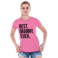 thumbnail image 3 of Best Granny Ever Grandma Grams Mother Womens Slim Fit Graphic Tee Brisco Brands S, 3 of 4