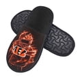 thumbnail image 3 of Zapatillas de algodón para interior de otoño e invierno con el logotipo del equipo Bengals, zapatillas de algodón ligeras, cálidas y cómodas para hombres y mujeres, 3 of 8