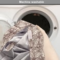 thumbnail image 2 of Brown Paisley Dog Crate Cover, Intertwined Abstract Leaves Curvy Ornaments Nature Theme Print, Easy to Use Pet Kennel Cover Small Dogs Puppies Kittens, 7 Sizes, Dark Mauve and Champagne, by Ambesonne, 2 of 6