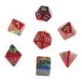 thumbnail image 3 of de 7 dados D&D , dados de plástico, dados de dragones y mazmorras, dados poliédricos para dados de dragones y mazmorras Dnd Rpg rojo azul CUTICAT Juegos de dados poliédricos, 3 of 7