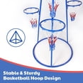 thumbnail image 4 of 4 Hoop Basketball Set,Mini Adjustable Basketball Goal with Pump for  Indoor & Outdoor Play,Fun Basketball Game for Ages 3+ Birthday Gift, 4 of 6