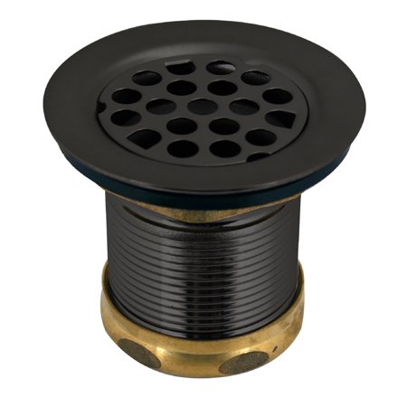 

Westbrass Grid Basket Style Bar Strainer D2181 in Flat Black