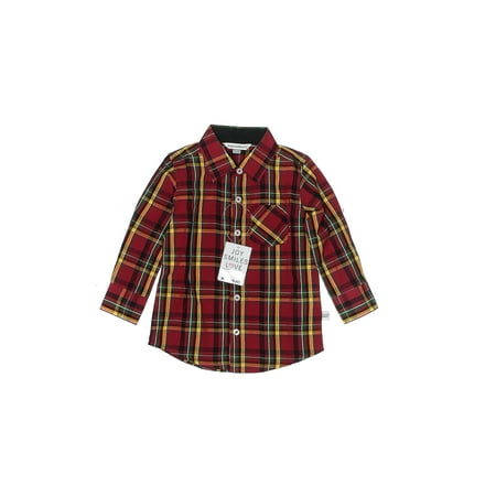 

Pre-Owned Ruffle Butts Boy s Size 2T Long Sleeve Button-Down Shirt