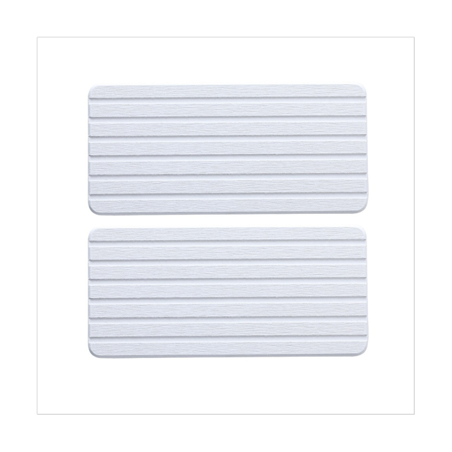 2 PCS Water Absorbent Diatomite Coasters Rectangle, Water Absorbing Stone Used for Hand Soaps & Plants & Toiletries