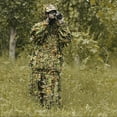thumbnail image 4 of Big Clearance! 3D Leaves Linen Hunting Clothes Suit Long Sleeve Tops Pants Outdoor Shooting Birding Apparel For Photography, 4 of 6