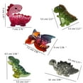 thumbnail image 3 of Cute Cartoon Dinosaurs Hair Claw Clips Headwear Large Hair Clips Strong Hold Big Hair Jaw Clips for Thick and Thin Hair, 3 of 8