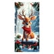 thumbnail image 2 of Cortina de poliéster, decoraciones navideñas, cubierta de puerta navideña, pancartas, Papá Noel, decoración exterior, tela colgante, cubiertas de puerta navideñas, decoraciones de Halloween, decoració, 2 of 6