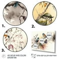 thumbnail image 3 of Designart Multicolor Birds On Plum Blossoms Tree XIX Canvas Wall Art, 3 of 5