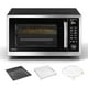 thumbnail image 1 of Horno microondas de encimera TOSHIBA P05 Combo con pantalla a color de 2.4 pulgadas, tecnología Origin Inverter, sensor inteligente, compatible con Alexa, 1100 W, freidora de aire, 1.3 pies cúbicos,, 1 of 5