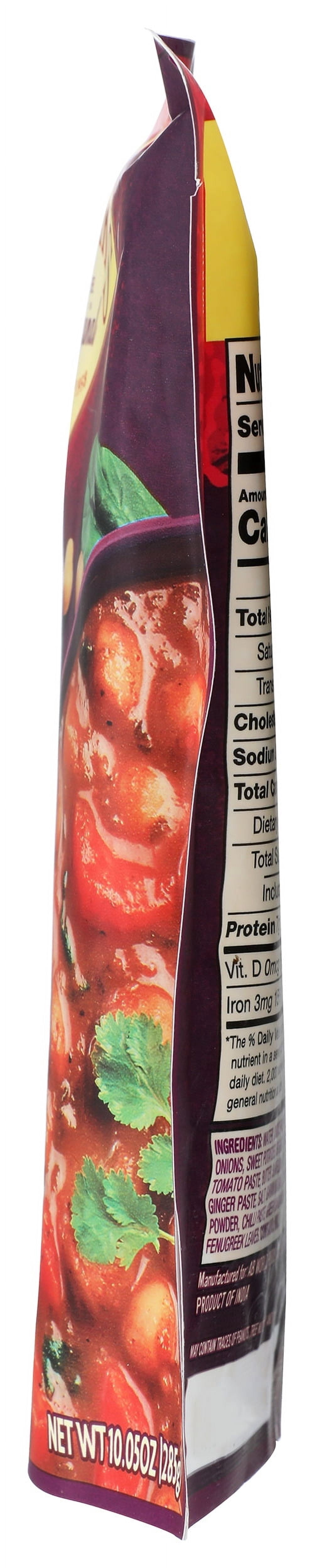 Pack of 6, Pataks Mild Butter Chickpeas & Veggie, 10.05 oz