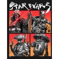 thumbnail image 2 of Girl's Star Wars: Visions Anime Character Squares  Graphic Tee Black Small, 2 of 4