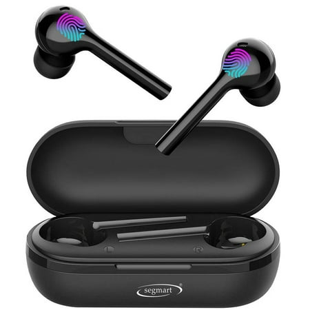 Wireless Bluetooth Earbuds, Bluetooth 5.0 Earphones with Noise Cancelling Touch Control, 40H Playtime Stereo Sound Deep Bass Headphone, Waterproof Built-in Mic Headset for Sports, Workout, Gym, L3868