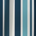 thumbnail image 3 of Designart "Maritime Azure Stripes I" Striped Blackout Curtain Single Panel, 3 of 4