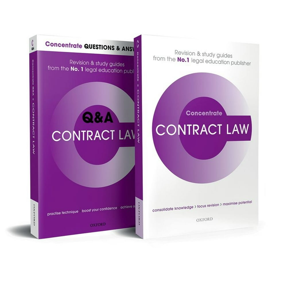 Contract Law Revision Concentrate Pack Law Revision and Study Guide (Paperback)