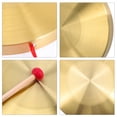 thumbnail image 5 of DECORNIJIA Percussion Gong Round Copper Instrument for Basketball Games 1 Set, 5 of 5