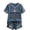 Dark Blue, variant on Womens 25th Anniversary 9/11 T-Shirt We Will Never Forget Patriotic American Flag Twin Towers Short Sleeve September 11 Remembrance Tee