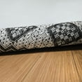 thumbnail image 5 of Savara Talina Indoor/ Outdoor Polypropylene Black Flat Weave Area Rug, 9x13, 5 of 6