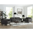 thumbnail image 3 of Lifestyle Solutions Lorelei Mid-Century Modern Loveseat, Gray Fabric, 3 of 8