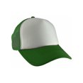 thumbnail image 3 of Top Headwear Low Profile Trucker Foam Mesh Hat, White/Kelly, 3 of 4