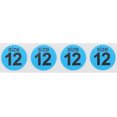 thumbnail image 2 of Autocollants Bleu Clair Taille de Chaussure 12 0.75 Pouces Pouce Rond Lot de 500, 2 of 3