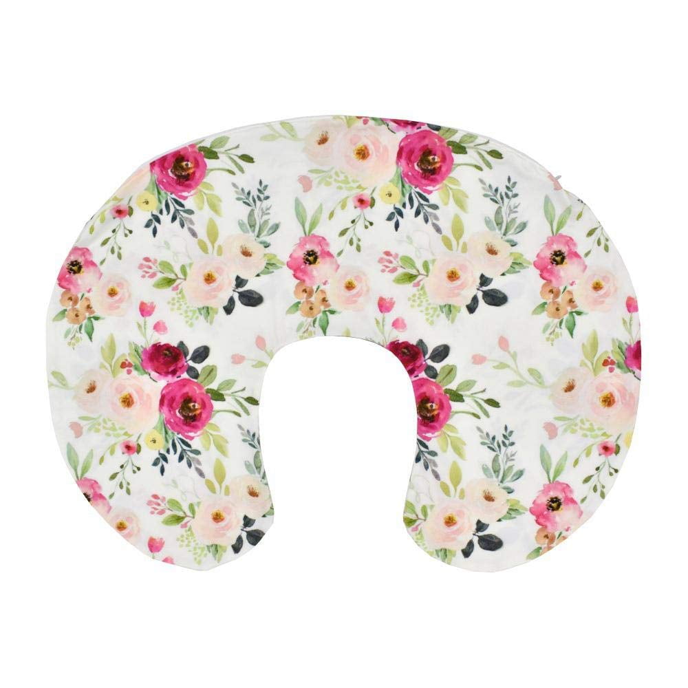 Extra Soft for Snug on Baby Nursing Pillow /& Newborn Infant Feeding LAT Nursing Pillow Cover Flower 100/% Natural Cotton Breastfeeding Pillow Slipcover