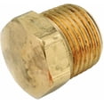 thumbnail image 2 of Anderson Metals 756121-04 Pipe Plug, 1/4 in, MPT, Brass, 2 of 3