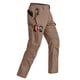 thumbnail image 1 of Pantalones Cargo Rapoo para Hombre, Trabajo, Tácticos, Militares, Color Marrón, 1 of 6