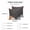 Black, variant on Fall Pumpkin Outdoor Pillow Covers 16x16 Inch Throw Pillow Covers Set of 2 Waterproof Decorative Pillow Cases Thanksgiving Orange White Autumn Leaves Cushion Covers for Patio Furniture Garden Couch