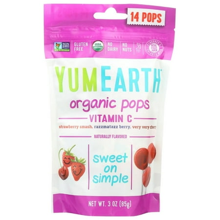 Yummy Earth Organic Vitamin C Pops - 3 oz , 3 OZ