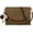 Dark Brown, variant on Women Straw Crossbody Handbag Woven Shoulder Bag Summer Beach Envelope Clutch Purse with Pom Poms