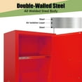 thumbnail image 7 of POWKOL Flammable Cabinet 12 Gallon Red, 18.11 x 23.23 x 35 Inchs Adjustable Shelf Flammable Storage Cabinet, for Commercial Industrial Home Use, 7 of 7