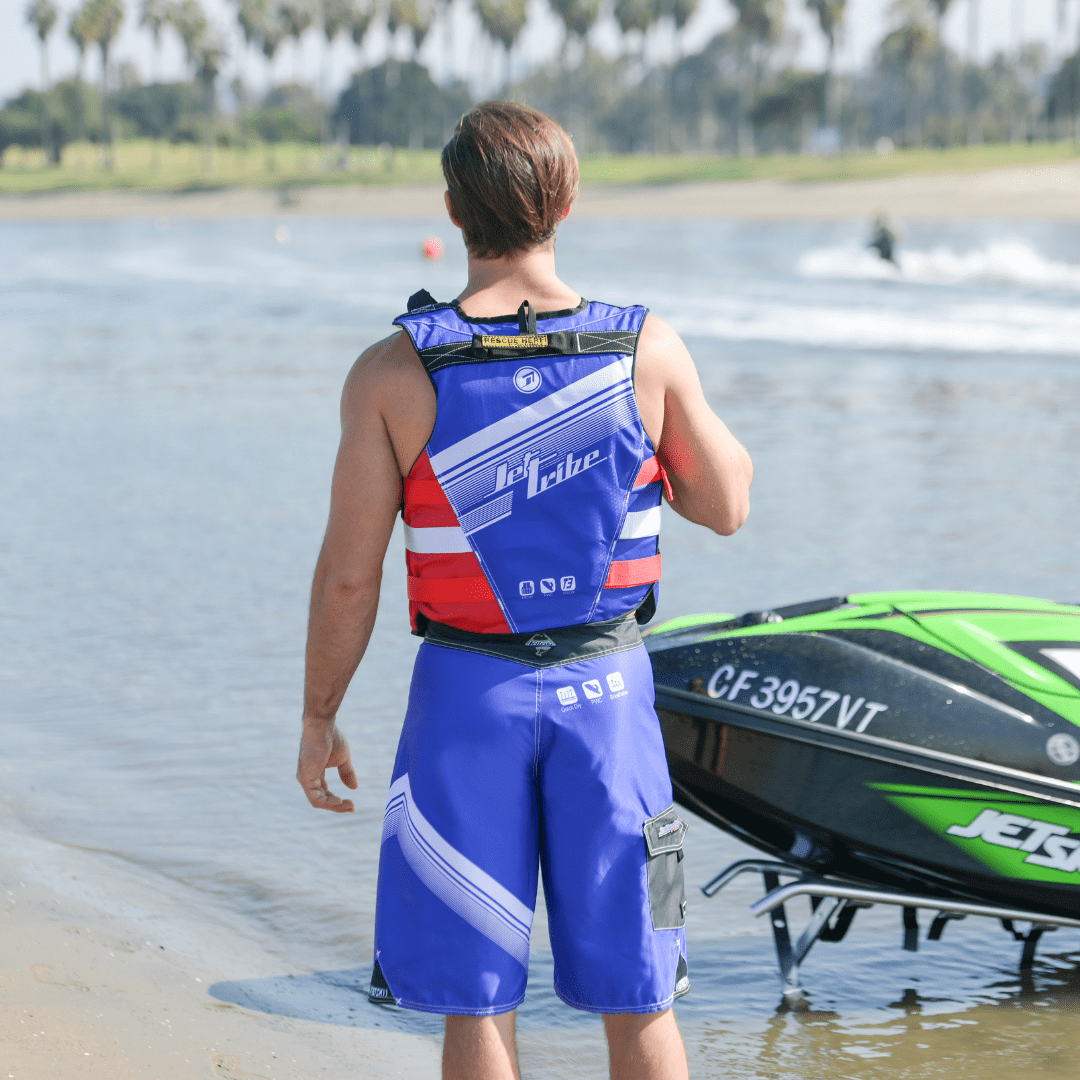 UR-20 Pivot Vest | Blue / Red | Comfort EVA Foam | Comp PFD Life Vest (2XL/3XL)