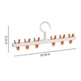 thumbnail image 2 of Tahtuvzn Storage Containers Windproof Sock Clips Hanger, Clothes Drying Rack with Swivel Hook and Strong for Organize Underwear, Socks, Hats, Scarves, Pants Home Decor, 2 of 6