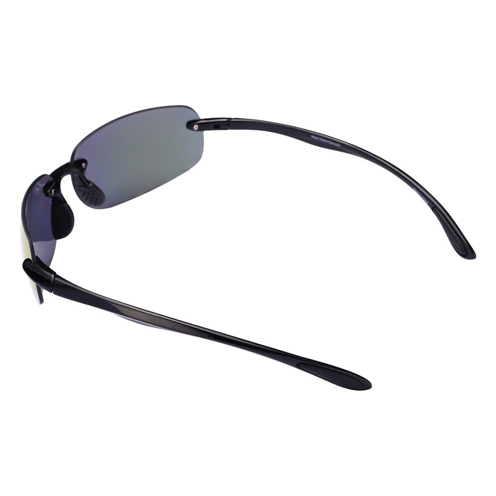 "The Influencer" Sport Wrap Polarized Sunglasses for Men and Women - Lightweight Frames - Cyan